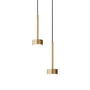 Loft Industry Modern - Brass Button Pendant